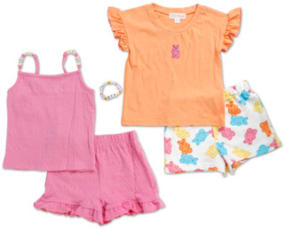 Thumbnail 1: Young Hearts Girls 5 Pc Shorts Set  