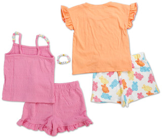 Thumbnail 2: Young Hearts Girls 5 Pc Shorts Set  