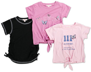 Thumbnail 1: Lemon Kiss Little Girl 3 Pk Tees  