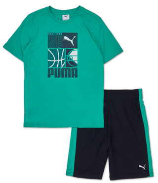 Thumbnail 1: Puma Boys 2 Pc Shorts Set  