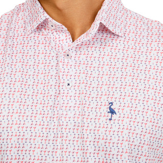 Thumbnail 3: Tailor Byrd Men's Print Performance Polo 