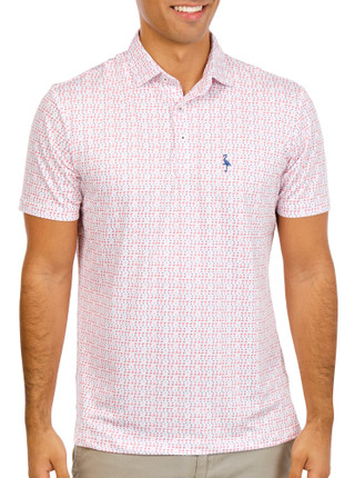 Thumbnail 1: Tailor Byrd Men's Print Performance Polo 