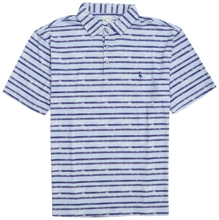 Thumbnail 1: Tailor Byrd Men's Short Sleeve Printed Performance Polo 