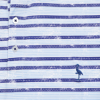 Thumbnail 3: Tailor Byrd Men's Short Sleeve Printed Performance Polo 