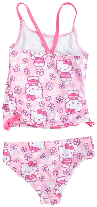 Thumbnail 2: Hello Kitty Little Girl's 2 Pc Tankini Swim Set 