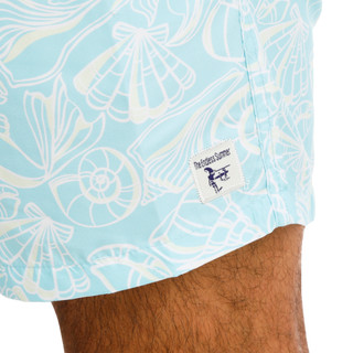 Thumbnail 3: Endless Summer Men's Shell Print Volley Shorts 