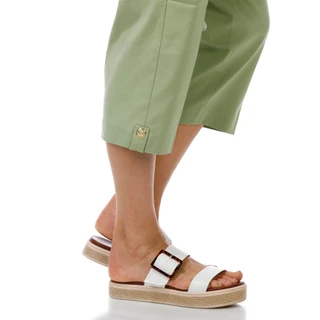 Thumbnail 2: Coral Bay Women's Gold Crest Hem Capris 