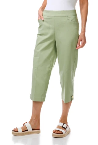 Thumbnail 1: Coral Bay Women's Gold Crest Hem Capris 