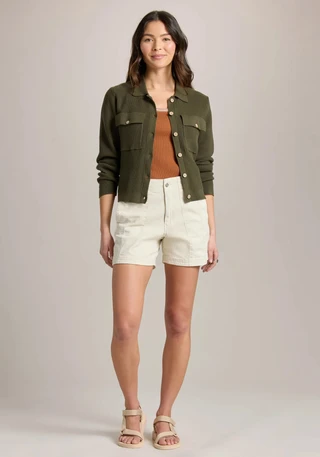 Thumbnail 4: SUPPLIES BY UNIONBAY Womens Toby Stripe 5 Shorts 