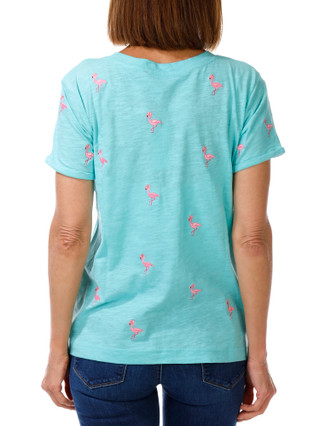 Thumbnail 3: Philosophy Women's Embroidered Short Sleeve Tee 