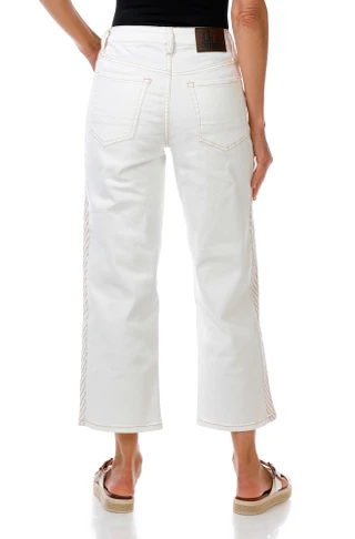 Thumbnail 3: CITY BLUES Women's Embroidered Cropped Jeans 