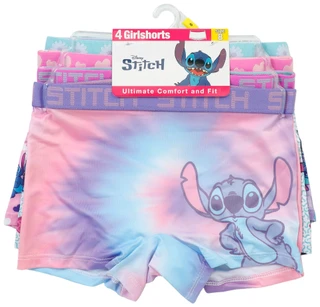 Thumbnail 1: Disney Girls 4 Pk Character Print Girlshorts 