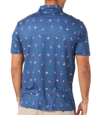 Thumbnail 2: CHAPS Men's Print Performance Polo Shirt 