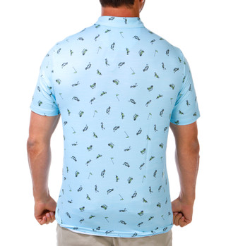 Thumbnail 3: CHAPS Men's Print Performance Polo Shirt 