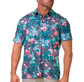Thumbnail 1: CHAPS Men's Print Performance Polo Shirt 
