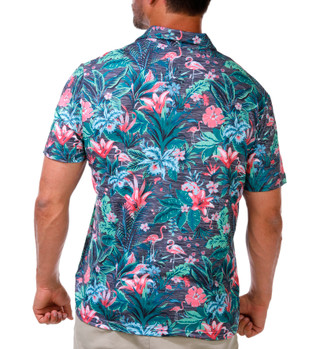 Thumbnail 3: CHAPS Men's Print Performance Polo Shirt 
