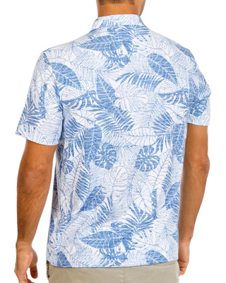 Thumbnail 2: CHAPS Men's Short Sleeve Printed Performance Polo 
