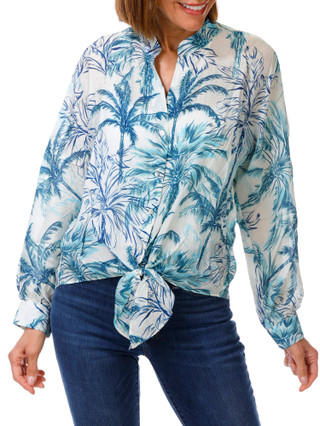 Thumbnail 1: Cece Women's Tie Front Blouse 