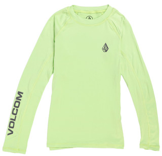 Thumbnail 1: VOLCOM Boy's Long Sleeve Rashguard Swim Suit 
