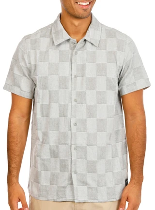 Thumbnail 1: Hurley Men's Novelty Texture Button Down Shirt 