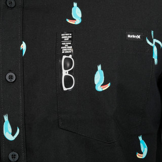 Thumbnail 2: Hurley Men's Toucan Button Down Shirt 