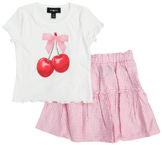 Thumbnail 1: Amy Byer Little Girls 2 Pc Shorts Set 