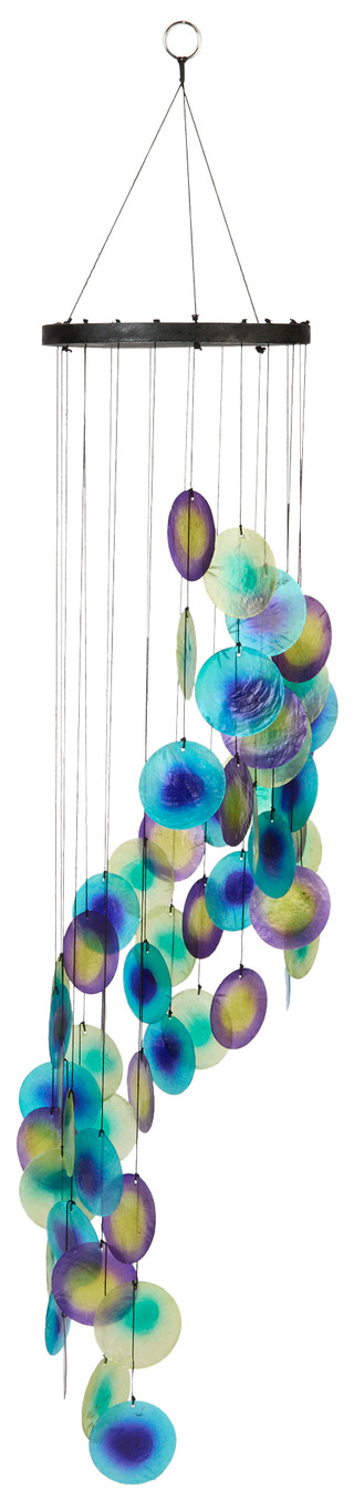 Thumbnail 2: JD YEATTS 30 in Capiz Wind Chime 