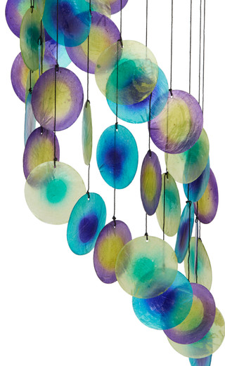 Thumbnail 3: JD YEATTS 30 in Capiz Wind Chime 