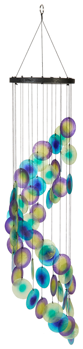 Thumbnail 1: JD YEATTS 30 in Capiz Wind Chime 