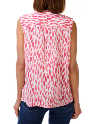 Thumbnail 2: Dash Petite Sleeveless Popover Top 