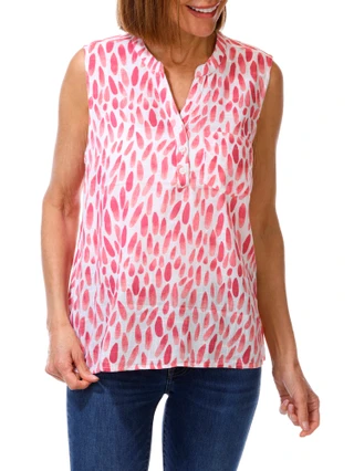 Thumbnail 1: Dash Petite Sleeveless Popover Top 