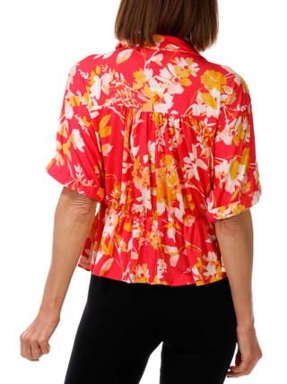 Thumbnail 2: Vera Rose Women's Short Sleeve Peplum Top 