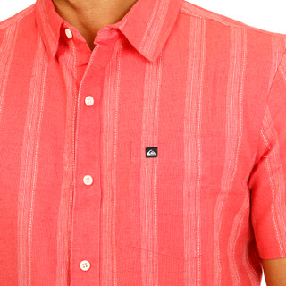Thumbnail 2: Quiksilver Men's Short Sleeve Carol Button Down Shirt 