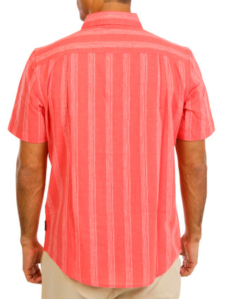 Thumbnail 3: Quiksilver Men's Short Sleeve Carol Button Down Shirt 