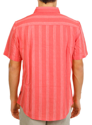 Thumbnail 6: Quiksilver Men's Short Sleeve Carol Button Down Shirt 