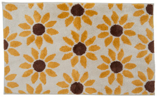 Thumbnail 1: Martha Stewart 20x32 In Sunflower Bath Rug 