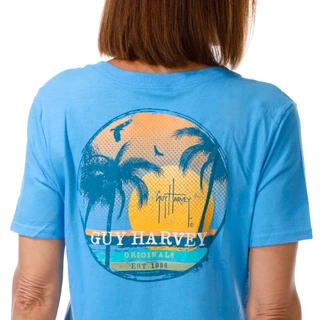Thumbnail 3: Guy Harvey Women's Moisture Wicking V-Neck Tee 