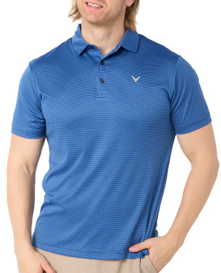 Thumbnail 1: Callaway Men's Short Sleeve Ventilated Polo Shirt 