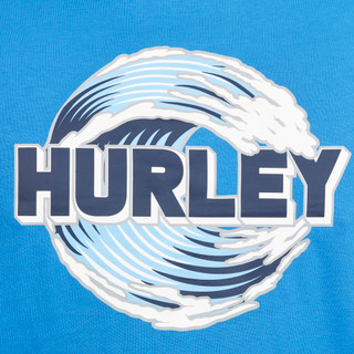 Thumbnail 2: Hurley Men's Logo Wave Graphic T-Shirt 