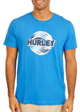 Thumbnail 1: Hurley Men's Logo Wave Graphic T-Shirt 