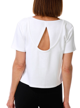 Thumbnail 3: Jessica Simpson Women's Active Soft Sculpt Criss Cross Back Tee 