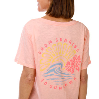 Thumbnail 2: Salt Life Women's Short Sleeve V-Neck Top 