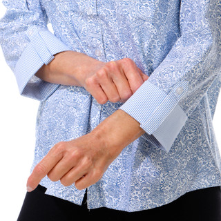 Thumbnail 2: Coral Bay Women's 3/4 Sleeve Button Down Top 