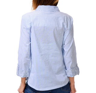 Thumbnail 3: Coral Bay Women's 3/4 Sleeve Button Down Top 
