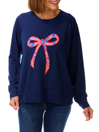 Thumbnail 1: Philosophy Women's Long Sleeve Embroidered Sweatshirt 