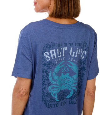 Thumbnail 3: Salt Life Women's Short Sleeve Graphic Tee 