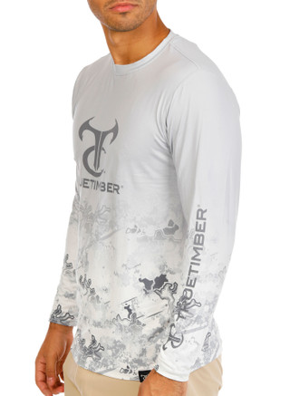 Thumbnail 2: TRUE TIMBER Men's Long Sleeve Performance UPF Shirt 
