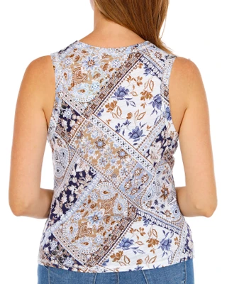 Thumbnail 6: Blue Sol Petite Print Tank 