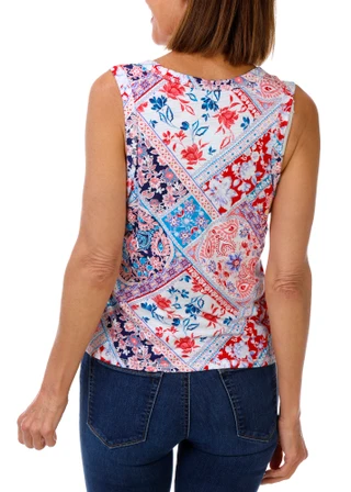 Thumbnail 6: Blue Sol Petite Print Tank 