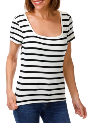 Thumbnail 1: Cyrus Women's Square Neck Top 